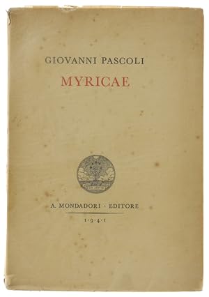 Imagen del vendedor de MYRICAE.: a la venta por Bergoglio Libri d'Epoca