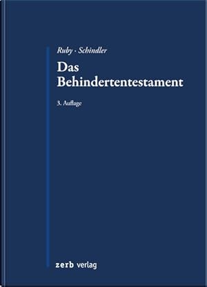 Bild des Verkufers fr Das Behindertentestament (zerb verlag) zum Verkauf von Studibuch