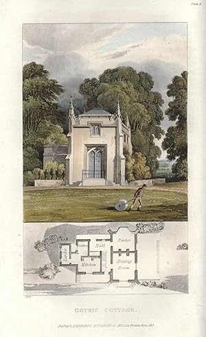 Bild des Verkufers fr Rural Residences, consisting of a series of designs for cottages, decorated cottages, small villas, and other ornamental buildings. zum Verkauf von Hordern House Rare Books