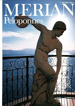 Image du vendeur pour Peloponnes - Merian Heft 7/1996 - 49. Jahrgang mis en vente par Versandantiquariat Nussbaum