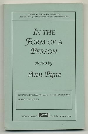 Bild des Verkufers fr In the Form of a Person: Stories zum Verkauf von Between the Covers-Rare Books, Inc. ABAA