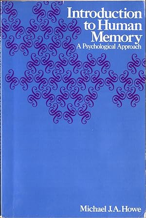 Seller image for Introduction to Human Memory : a Psychological Approach for sale by Cider Creek Books