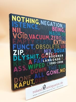 Bild des Verkufers fr Mel Bochner: Language 1966-2006 (Art Institute of Chicago) zum Verkauf von Roland Antiquariat UG haftungsbeschrnkt