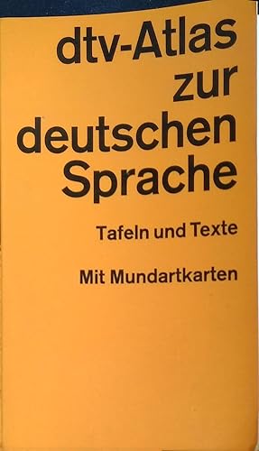 Bild des Verkufers fr Atlas zur deutschen Sprache: Mit Mundartkarten. Nr. 3025 zum Verkauf von books4less (Versandantiquariat Petra Gros GmbH & Co. KG)