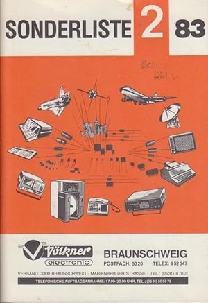 Völkner electronic - Sonderliste 2 - 83. Elektronik Bauteile Katalog.