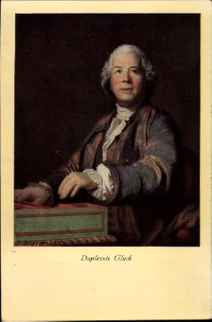 Bild des Verkufers fr Knstler Ansichtskarte / Postkarte Duplessis, Komponist Christoph Willibald von Gluck zum Verkauf von akpool GmbH