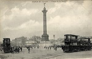Ansichtskarte / Postkarte Paris XI, Place de la Bastille, Julisäule