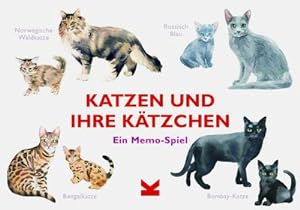 Bild des Verkufers fr Katzen und ihre Ktzchen (Spiel) : Ein Memo-Spiel zum Verkauf von AHA-BUCH GmbH