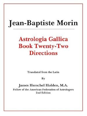 Bild des Verkufers fr Astrologia Gallica Book 22 zum Verkauf von WeBuyBooks