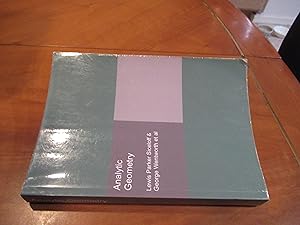 Seller image for Analytic Geometry for sale by Arroyo Seco Books, Pasadena, Member IOBA