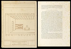 Bild des Verkufers fr Farbige Wohnrume der Neuzeit. Preisgekrnte Entwrfe und ausgefhrte Rume. zum Verkauf von EOS Buchantiquariat Benz