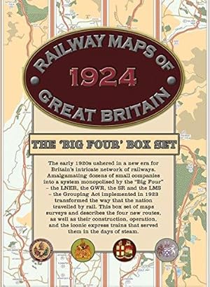 Bild des Verkufers fr Railway Maps of Great Britain, 1924: The   Big Four   Box-set zum Verkauf von WeBuyBooks