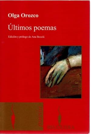 Seller image for ltimos poemas . for sale by Librera Astarloa