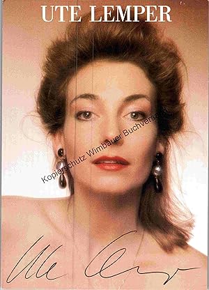 Bild des Verkufers fr Original Autogramm Ute Lemper /// Autograph signiert signed signee zum Verkauf von Antiquariat im Kaiserviertel | Wimbauer Buchversand