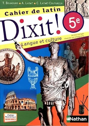 Dixit 5e. Cahier de latin - Collectif