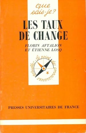 Les taux de change - Etienne Aftalion