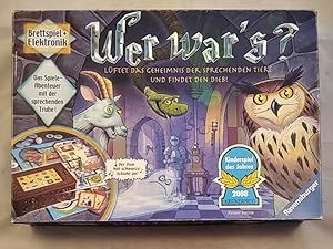 Wer war's? (Elektronik)[Kinderspiel]. Kinderspiel des Jahres 2008! Brettspiel + Elektronik. Achtu...