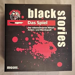 Moses 90020: Black Stories - Das Spiel [Kartenspiel]. Der rabenschwarze Rätsel-, Action- und Mord...