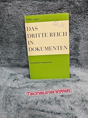 Bild des Verkufers fr Das dritte Reich in Dokumenten zum Verkauf von TschaunersWelt