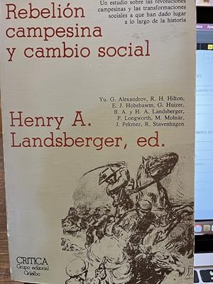 Image du vendeur pour REBELIN CAMPESINA Y CAMBIO SOCIAL mis en vente par Librera Pramo