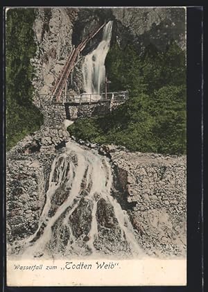Ansichtskarte Wasserfall zum Todten Weib
