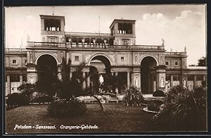 Imagen del vendedor de Ansichtskarte Potsdam, Orangerie-Gebude im Park von Sanssouci a la venta por Bartko-Reher