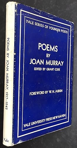 Seller image for Poems by Joan Murray 1917-1942, The Yale Series of Younger Poets for sale by Knights Rare Books (Est. 1994)