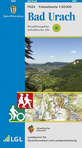 Image du vendeur pour Bad Urach: Biosphrengebiet Schwbische Alb - Karte des Schwbischen Albvereins (Freizeitkarten 1:50000 / Mit Touristischen Informationen, Wander- und Radwanderungen) mis en vente par Rheinberg-Buch Andreas Meier eK