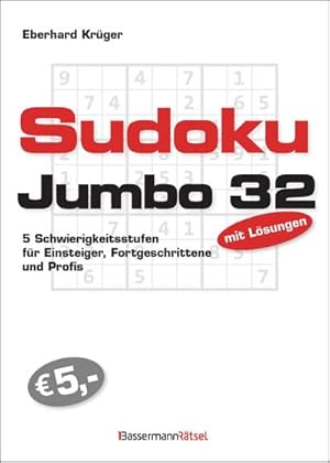 Bild des Verkufers fr Sudokujumbo 32: 5 Schwierigkeitsstufen - fr Einsteiger, Fortgeschrittene und Profis zum Verkauf von Rheinberg-Buch Andreas Meier eK