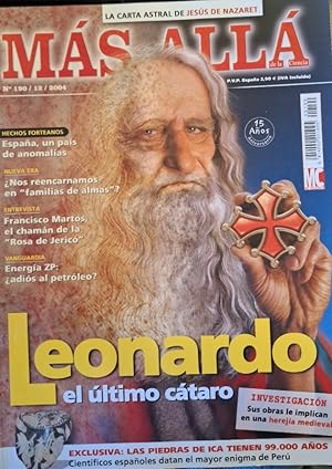 MAS ALLA DE LA CIENCIA Nº 190/12/2004. LEONARDO EL ULTIMO CATARO.