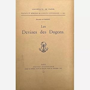 Seller image for Les Devises des Dogons for sale by Vasco & Co / Emilia da Paz