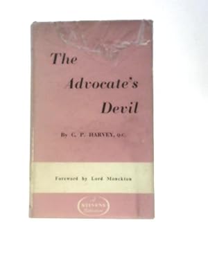 Image du vendeur pour The Advocate's Devil mis en vente par World of Rare Books