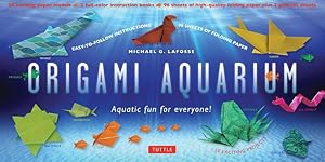 Image du vendeur pour Origami Aquarium Kit: Aquatic Fun for Everyone!: Kit with 2 Origami Books, 20 Projects & 98 High-Quality Origami Papers: Great for Kids & Ad (Mixed Media Product) mis en vente par BargainBookStores