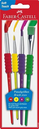 Seller image for Faber-Castell Pinsel 4er Set mit Softgriffstck BK for sale by AHA-BUCH GmbH