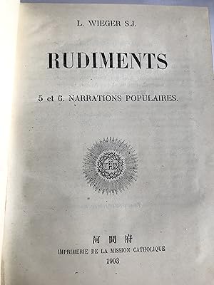 Seller image for Rudiments 5 et 6. Narrations Populaires for sale by Kuba Libri