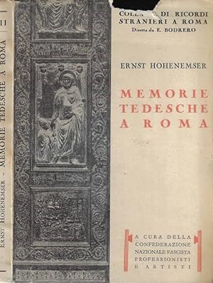 Bild des Verkufers fr Memorie tedesche a Roma zum Verkauf von Biblioteca di Babele