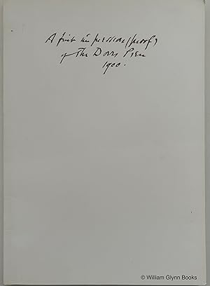 A Proofcopy of the First Item Printed at the Doves Press 1900