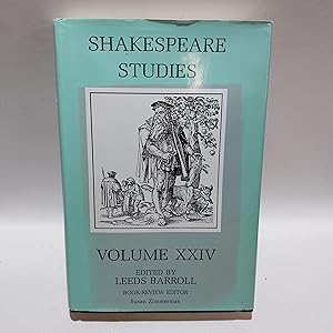 Bild des Verkufers fr Shakespeare Studies: v. 24 zum Verkauf von Cambridge Rare Books