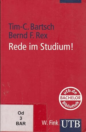 Imagen del vendedor de Rede im Studium!: Eine Einfhrung [Taschenbuch] [2008] a la venta por Die Buchgeister