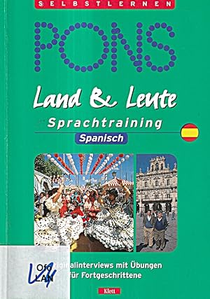 Image du vendeur pour PONS Land & Leute Sprachtrainer, Audio-CDs m. Textbuch, Spanisch, 2 Audio-CDs m. mis en vente par Die Buchgeister