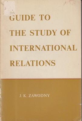 Imagen del vendedor de Guide to the Study of International Relations a la venta por Kennys Bookshop and Art Galleries Ltd.