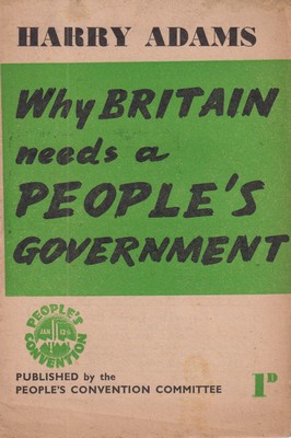 Bild des Verkufers fr Why Britain Needs a People's Government zum Verkauf von Kennys Bookshop and Art Galleries Ltd.