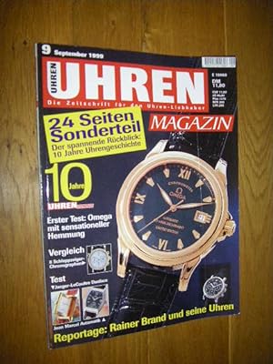 Uhren-Magazin. Heft 9, September 1999. Die Zeitschrift für den Uhren-Liebhaber