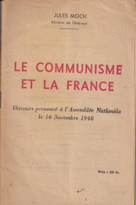 Bild des Verkufers fr Le Communisme et la France zum Verkauf von Kennys Bookshop and Art Galleries Ltd.