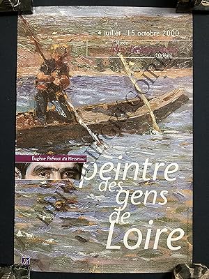 EUGENE PREVOST DIT MESSEMIN PEINTRE DES GENS DE LOIRE-AFFICHE EXPOSITION MUSEE DES BEAUX ARTS D'O...