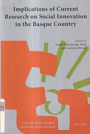 Immagine del venditore per Implications of Current Research on Social Innovcation in the Basque Country (Cu venduto da Die Buchgeister