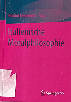 Seller image for Italienische Moralphilosophie for sale by Die Buchgeister