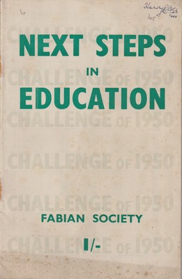 Seller image for Next Steps in Education ("Challenge" Series No. 6) for sale by Kennys Bookstore