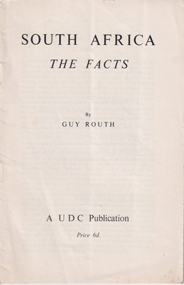 Imagen del vendedor de South Africa: The Facts a la venta por Kennys Bookstore