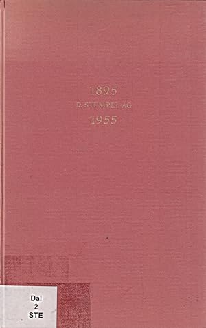 Bild des Verkufers fr Chronik der Schriftgiesserei D. Stempel AG, Frankfurt a. M. 60 Jahre Dienste der zum Verkauf von Die Buchgeister